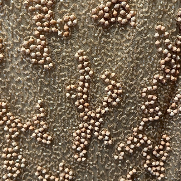 NWT Beautiful Parker Sequin Mini Dress Nude Size 4 - Picture 2 of 5